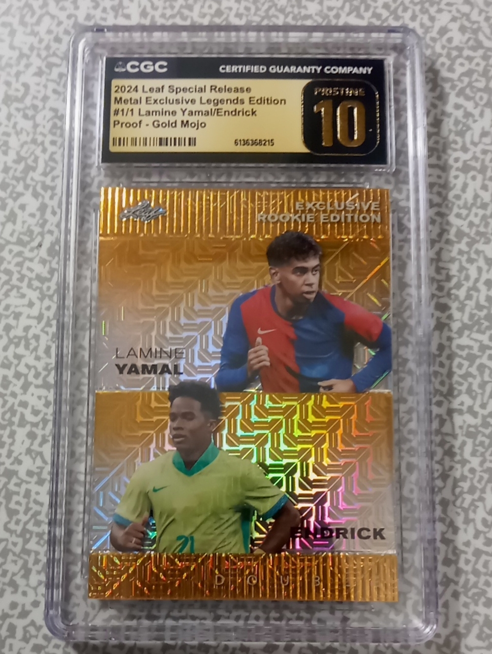 2024 Special Edition Lamine Yamal/ Endrick #1 Of 1 Sports Card